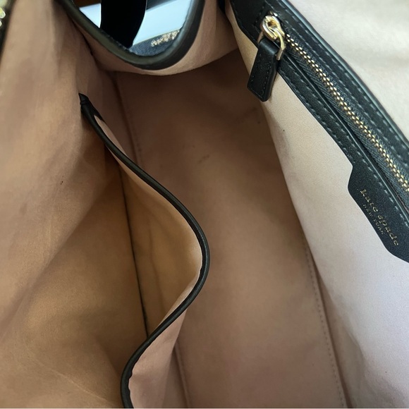 Kate Spade Knott Plaid Stitched Medium Zip-top Satchel EUC - Picture 5 of 10